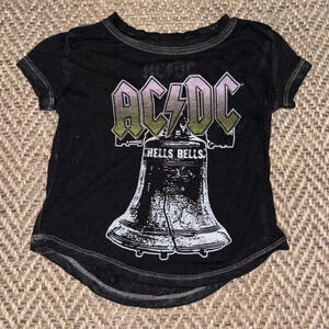AC/DC Hells Bells 12mo graphic tee white stitch